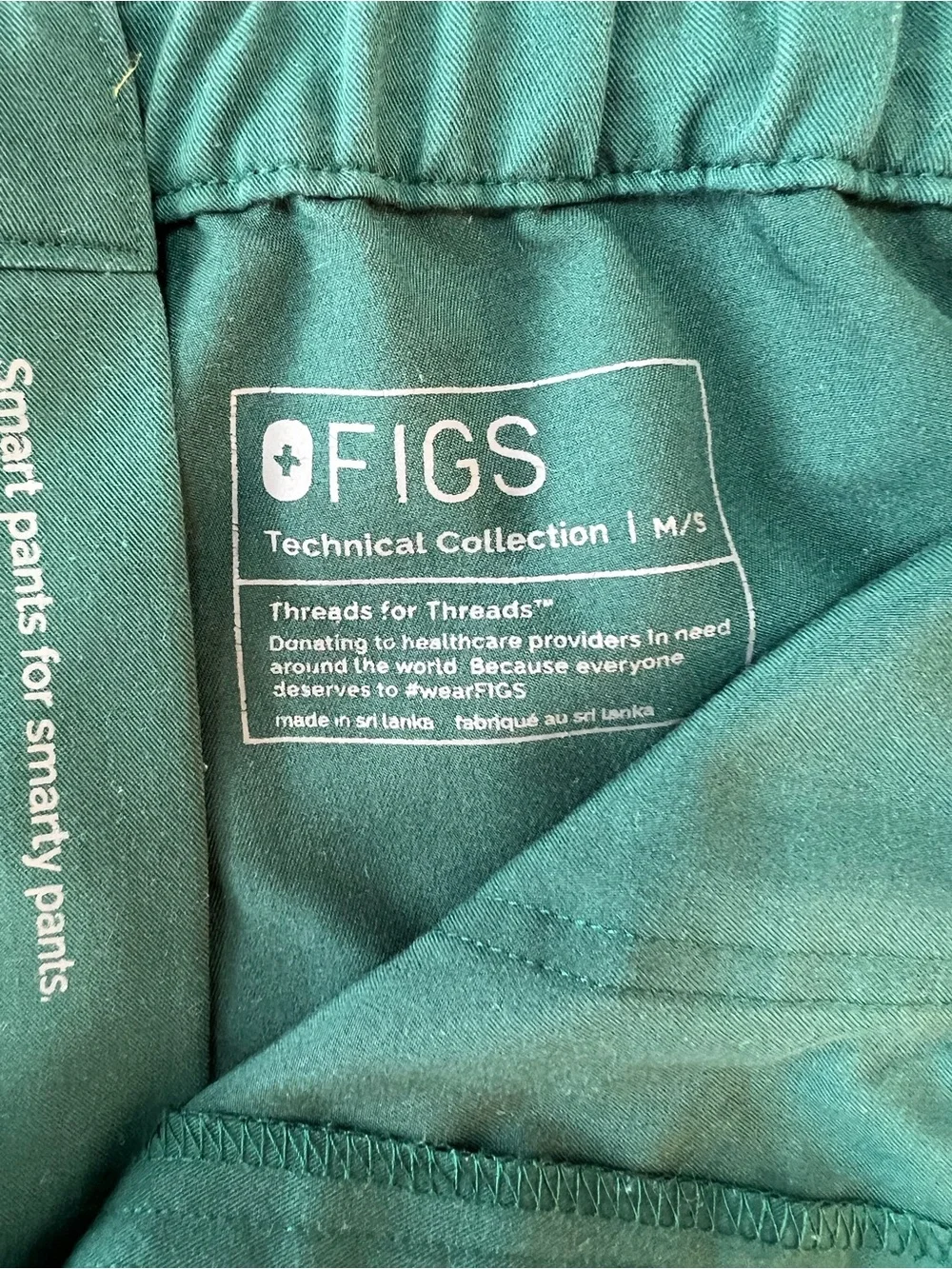 FIGS Men’s Cairo Cargo Straight Leg Scrub Pant in Forest Green (PO# 3872), M/S